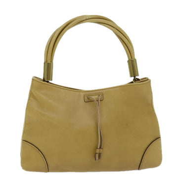 GUCCI Shoulder Bag Leather outlet Beige 109147 Auth bs14439
