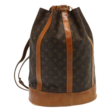 LOUIS VUITTON Monogram Randonnee GM Shoulder Bag M42244 LV Auth bs14818