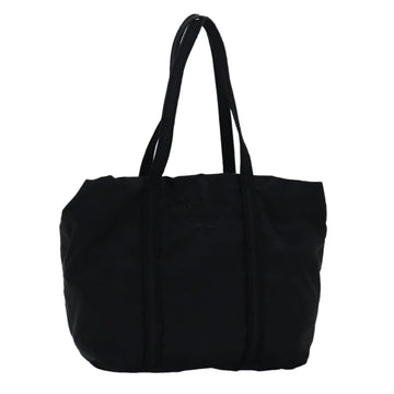 PRADA Tote Bag Nylon Black Auth bs14903