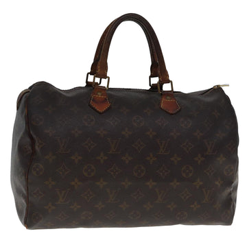 LOUIS VUITTON Monogram Speedy 35 Hand Bag M41524 LV Auth bs14980