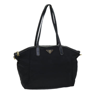 PRADA Tote Bag Nylon Black Auth bs14999