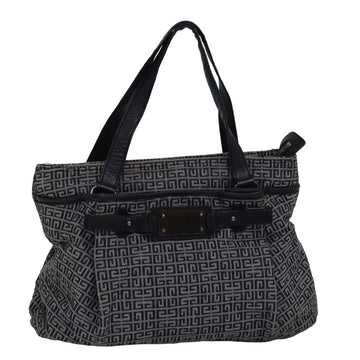 GIVENCHY Tote Bag Canvas Gray Auth bs15048