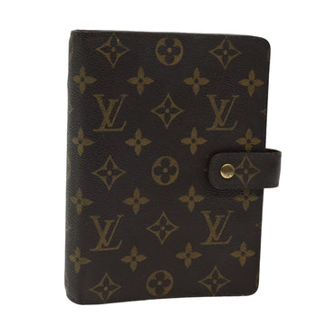 LOUIS VUITTON Monogram Agenda MM Day Planner Cover R20105 LV Auth bs15115