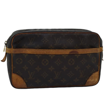 LOUIS VUITTON Monogram Compiegne 28 Clutch Bag M51845 LV Auth bs15222