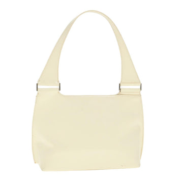 GUCCI Hand Bag Enamel White 001 3119 Auth bs15230