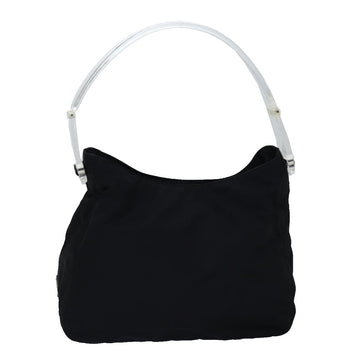 PRADA Shoulder Bag Nylon Black Auth bs15274