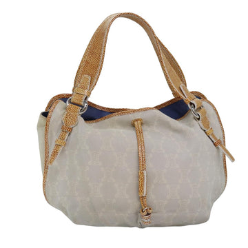 CELINE Paris Macadam Canvas Hand Bag Gray Auth bs15279