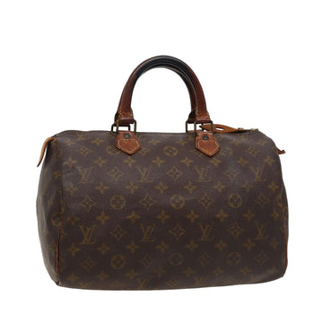 LOUIS VUITTON Monogram Speedy 30 Hand Bag Vintage M41526 LV Auth bs15328