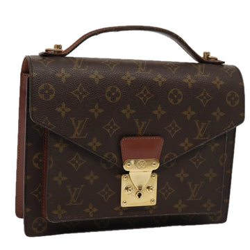 LOUIS VUITTON Monogram Monceau 28 Hand Bag 2way M51185 LV Auth bs15421