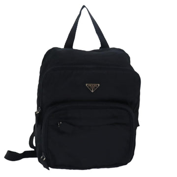 PRADA Hand Bag Nylon Black Auth bs15485