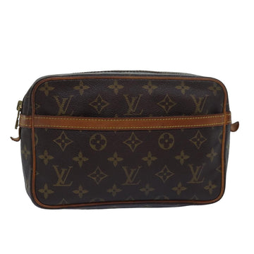 LOUIS VUITTON Monogram Compiegne 23 Clutch Bag M51847 LV Auth bs15516