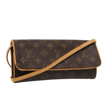 LOUIS VUITTON Monogram Pochette Twin GM Shoulder Bag M51852 LV Auth bs15548