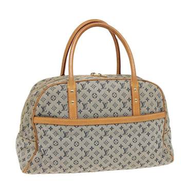 LOUIS VUITTON Monogram mini Marie Hand Bag Blue M92003 LV Auth bs15574