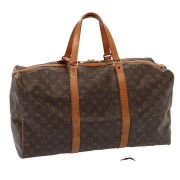 LOUIS VUITTON Monogram Sac Souple 55 Boston Bag M41622 LV Auth bs15589