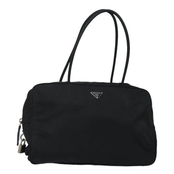 PRADA Hand Bag Nylon Black Auth bs15594