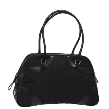 PRADA Hand Bag Nylon Black Auth bs15600