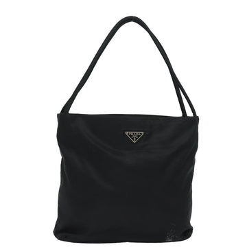 PRADA Shoulder Bag Nylon Black Auth bs15828