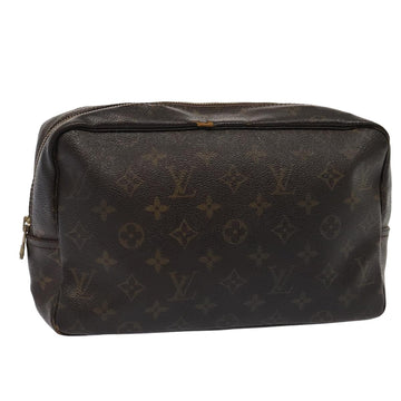 LOUIS VUITTON Monogram Trousse Toilette 28 Clutch Bag M47522 LV Auth bs15900