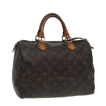 LOUIS VUITTON Monogram Speedy 30 Hand Bag M41526 LV Auth bs15922