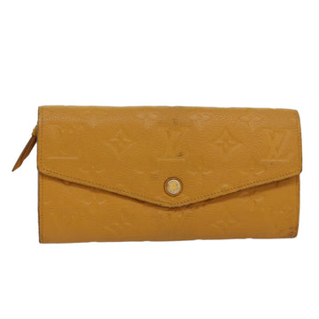 LOUIS VUITTON Empreinte Portefeuille Curieuse Wallet M60409 Auth bs16087