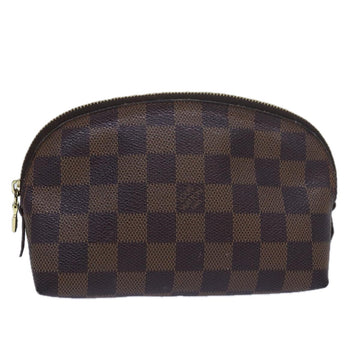 LOUIS VUITTON Damier Ebene Pochette Cosmetic PM Pouch N47516 LV Auth bs16212