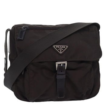 PRADA Backpack Nylon Brown Auth bs16281