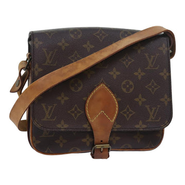 LOUIS VUITTON Monogram Cartouchiere MM Shoulder Bag M51253 LV Auth bs16285