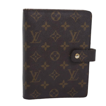 LOUIS VUITTON Monogram Agenda MM Day Planner Cover R20105 LV Auth bs16413