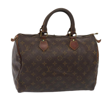 LOUIS VUITTON Monogram Speedy 30 Hand Bag M41526 LV Auth bs16518