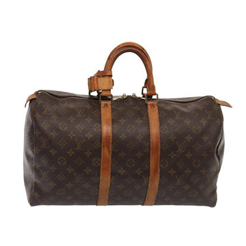 LOUIS VUITTON Monogram Keepall 45 Boston Bag M41428 LV Auth bs16662