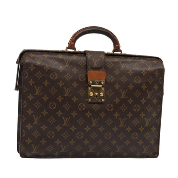 LOUIS VUITTON Monogram Serviette Fermoir Business Bag M53305 LV Auth bs16749