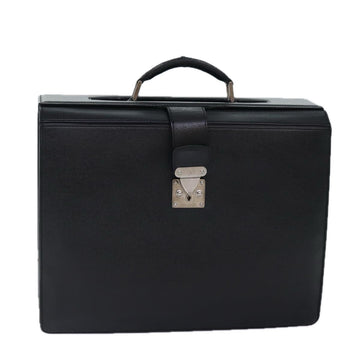 LOUIS VUITTON Taiga Leather Ural Briefcase Ardoise M30022 LV Auth bs16941