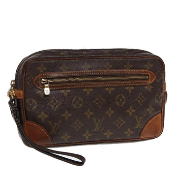 LOUIS VUITTON Monogram Marly Dragonne GM Clutch Bag M51825 LV Auth bs16946