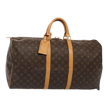 LOUIS VUITTON Monogram Keepall 55 Boston Bag M41424 LV Auth bs17062