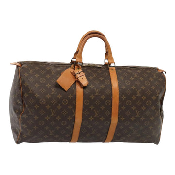 LOUIS VUITTON Monogram Keepall 55 Boston Bag M41424 LV Auth bs17135