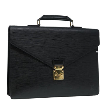 LOUIS VUITTON Epi Serviette Conseiller Briefcase Black M54422 LV Auth bs17184