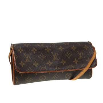 LOUIS VUITTON Monogram Pochette Twin GM Shoulder Bag M51852 LV Auth bs17189