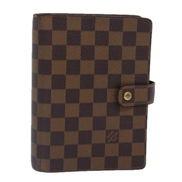 LOUIS VUITTON Damier Ebene Agenda MM Day Planner Cover R20240 LV Auth bs17190