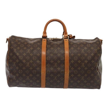 LOUIS VUITTON Monogram Keepall Bandouliere 55 Boston Bag M41414 LV Auth bs17279