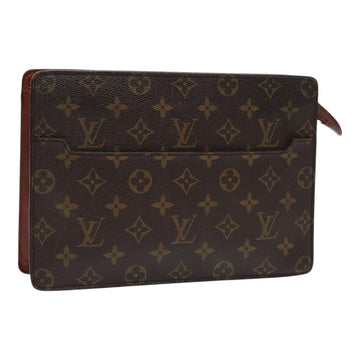 LOUIS VUITTON Monogram Pochette Homme Clutch Bag M51795 LV Auth bs17617