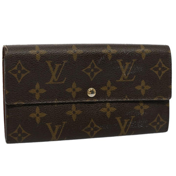 LOUIS VUITTON Monogram Portefeuille Sarah Long Wallet M60531 LV Auth bs9458