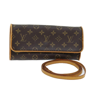 LOUIS VUITTON Monogram Pochette Twin GM Shoulder Bag M51852 LV Auth cl829