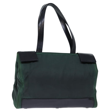 PRADA Shoulder Bag Nylon Green Auth cl835