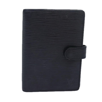 LOUIS VUITTON Epi Agenda PM Day Planner Cover Black R20052 LV Auth cl842