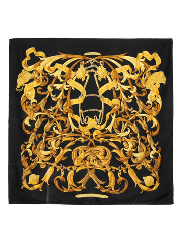 HERMES Le Mors a la Conetable silk scarf