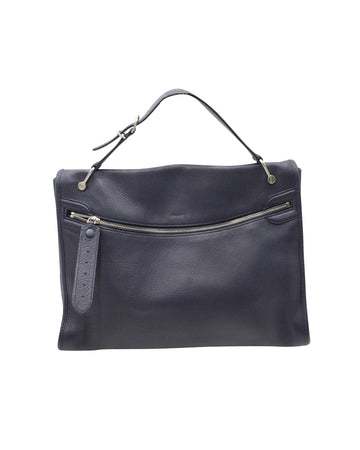 Blue Sachel/ Top Handle Bag