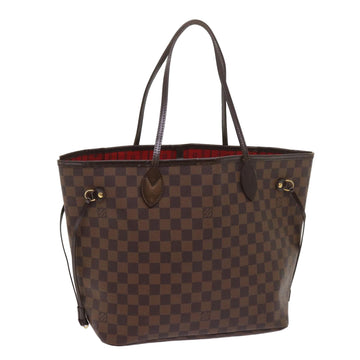 LOUIS VUITTON Damier Ebene Neverfull MM Tote Bag N51105 LV Auth ep3146