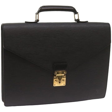 LOUIS VUITTON Epi Serviette Conseiller Briefcase Black M54422 LV Auth ep3504