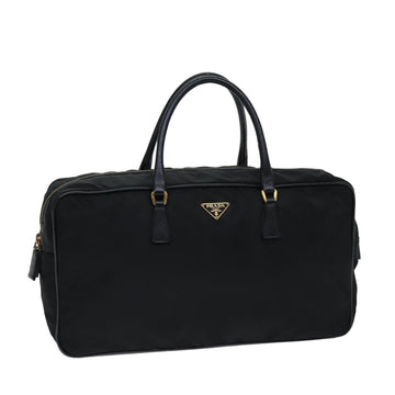 PRADA Hand Bag Nylon Black Auth ep4249