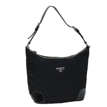 PRADA Shoulder Bag Nylon Black Auth ep4270